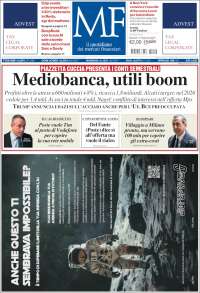 Portada de Milano Finanza (Italia)