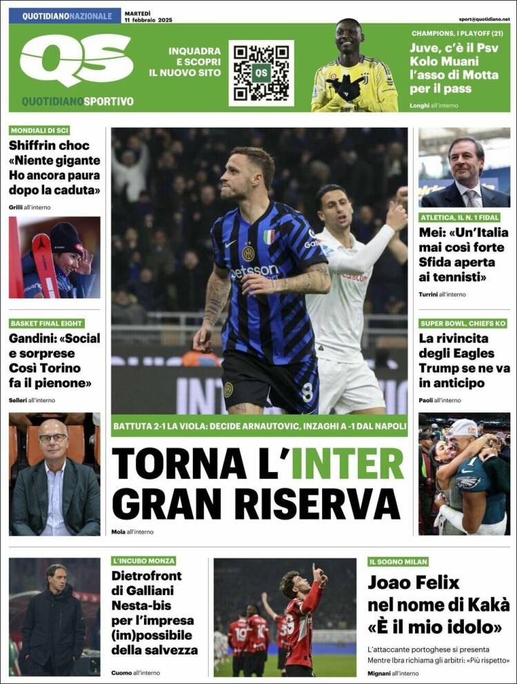 Portada de Quotidiano Sportivo (Italia)