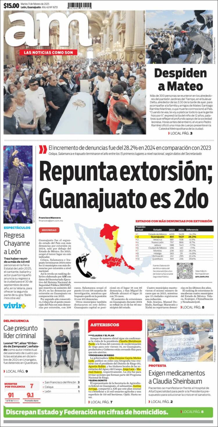 Portada de Al Día A.M. (Mexique)