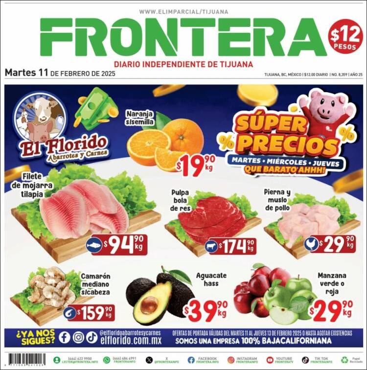 Portada de Frontera (Mexique)