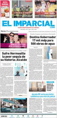 Portada de El Imparcial (Mexique)