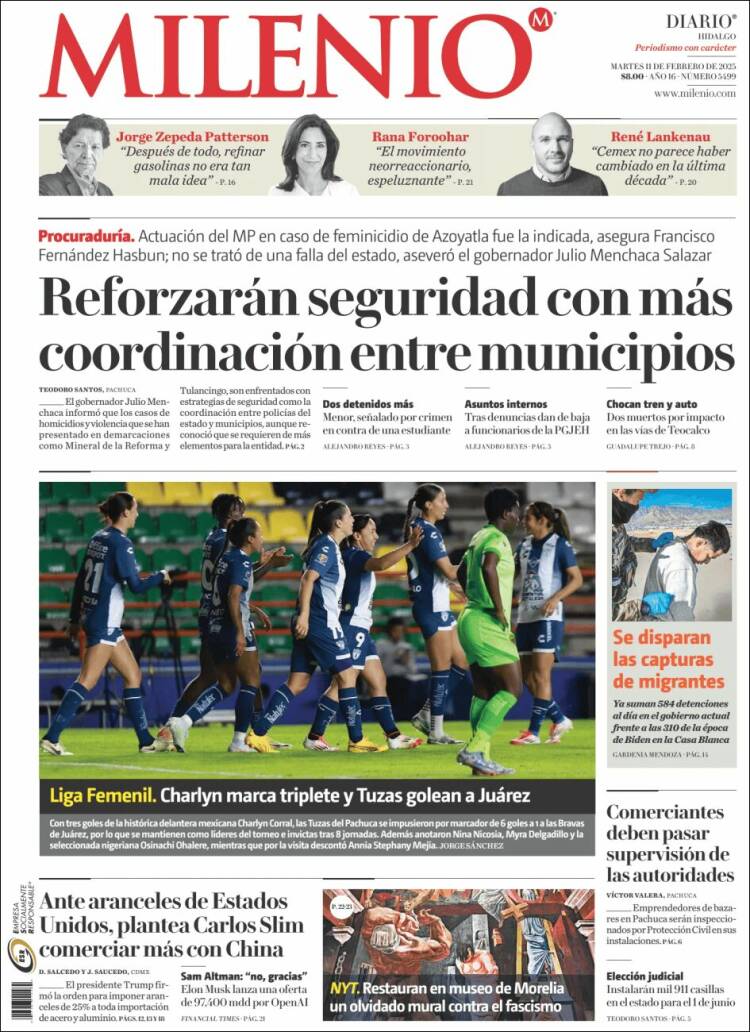 Portada de Milenio de Hidalgo (México)