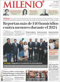 Portada de Milenio de Puebla (Mexique)