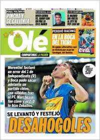 Portada de Olé (Argentina)