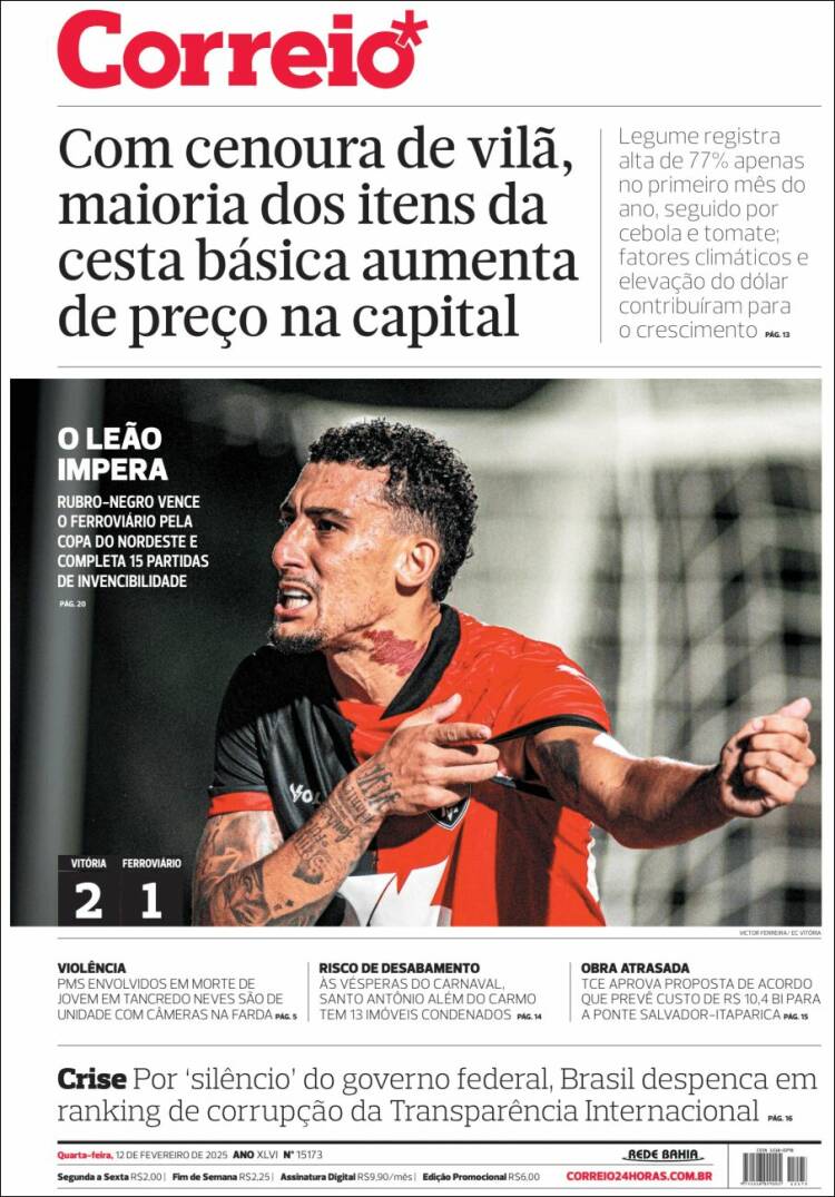 Portada de Correio* (Brésil)