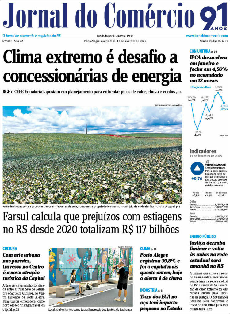 Portada de Jornal do Comércio (Brasil)