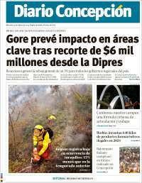 Portada de Diario de Concepción (Chile)