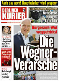 Portada de Berliner Kurier - Startseite BK (Allemagne)