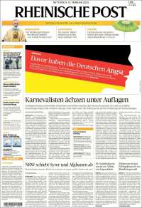 Portada de Rheinische Post (Alemania)