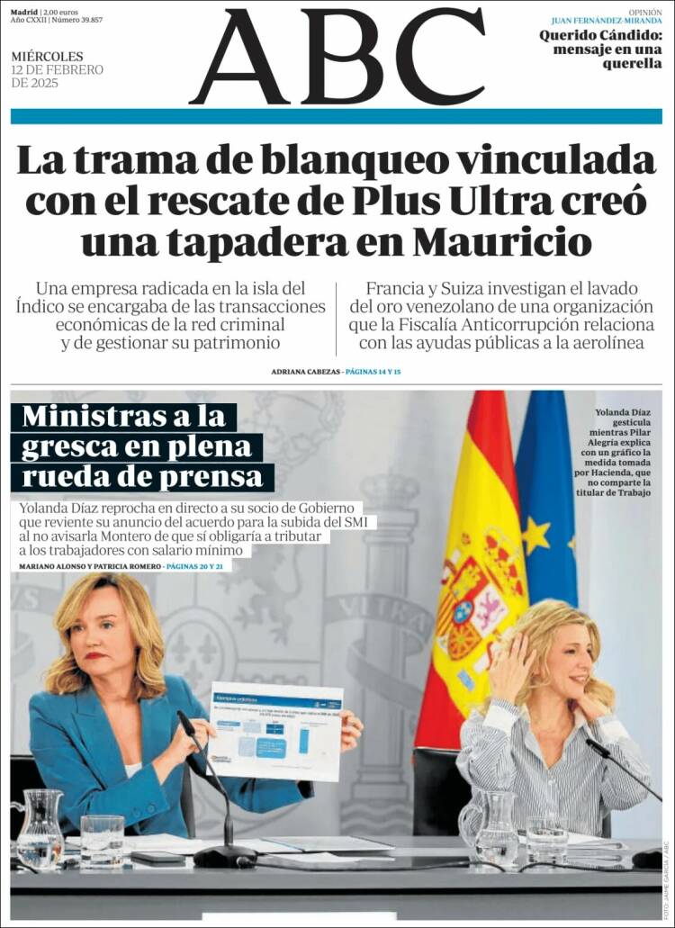 Portada de ABC (España)