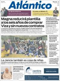 Portada de Atlántico Diario (España)