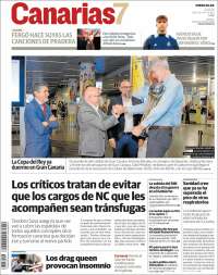 Portada de Canarias 7 (Espagne)