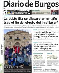 Portada de Diario de Burgos (Espagne)