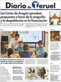 Portada de Diario de Teruel (Spain)