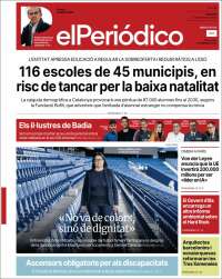 Portada de El Periódico de Catalunya (Spain)