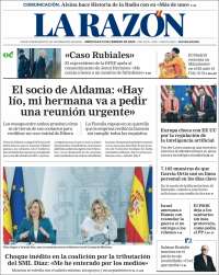 Portada de La Razón (España)