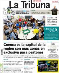 Portada de La Tribuna de Cuenca (Espagne)