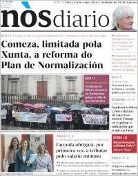 Portada de Nòs Diario (Espagne)