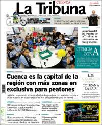 Portada de La Tribuna de Cuenca (Espagne)