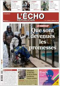 Portada de L'Echo Républicain (Francia)