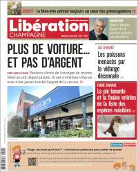 Portada de Libération Champagne (France)