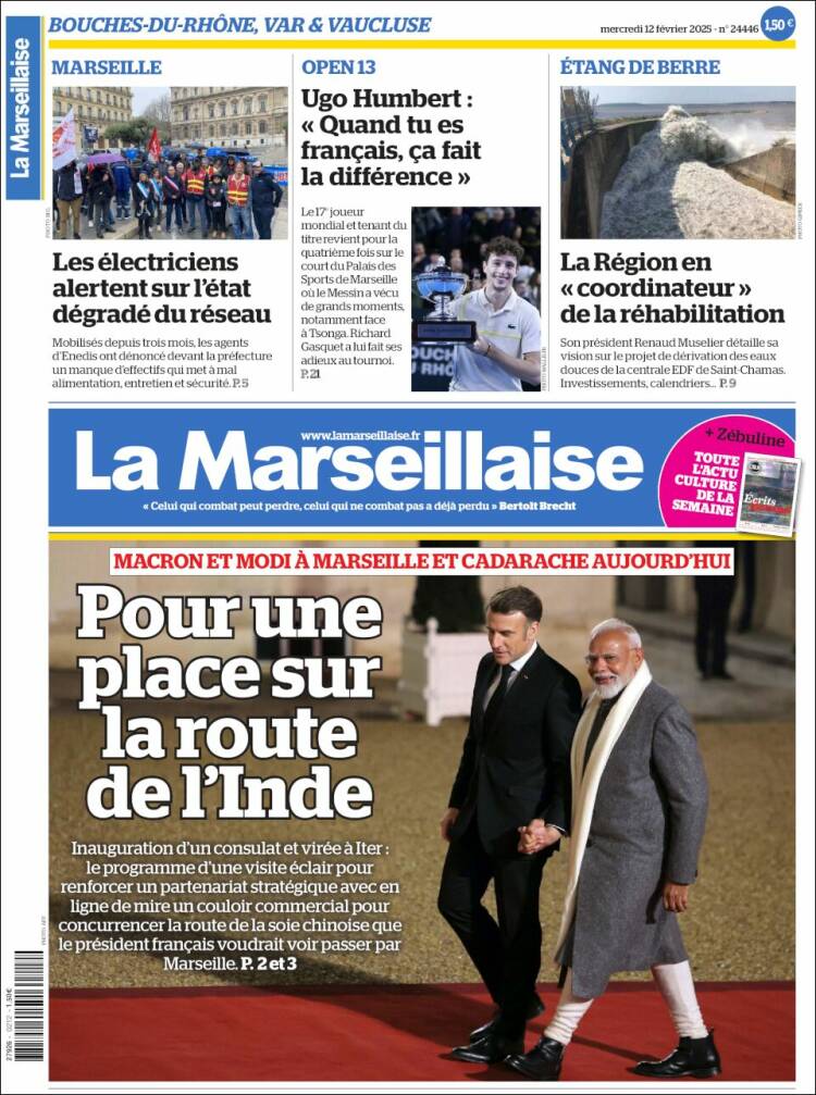 Portada de La Marseillaise (France)