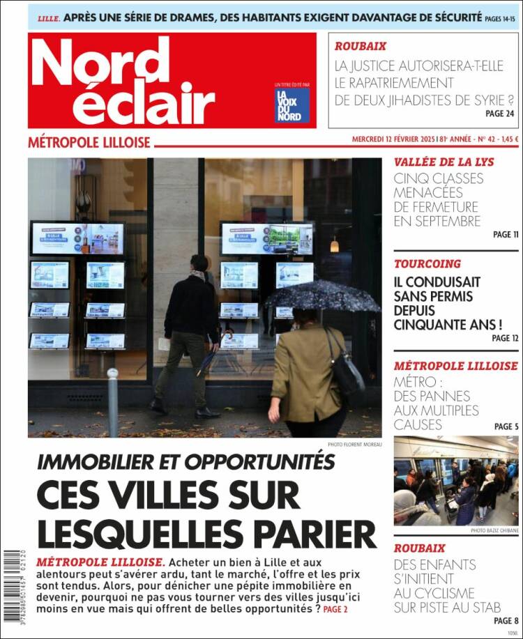 Portada de Nord Éclair (Francia)