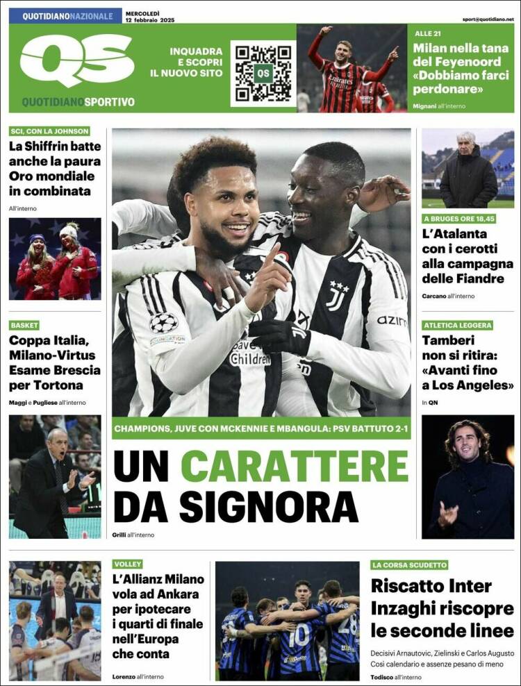 Portada de Quotidiano Sportivo (Italy)