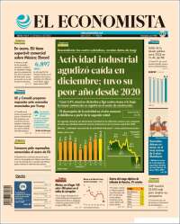 Portada de El Economista (México)