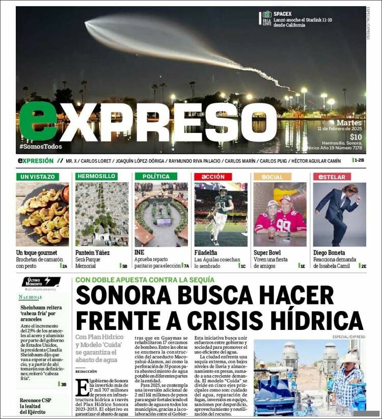 Portada de Expreso (México)