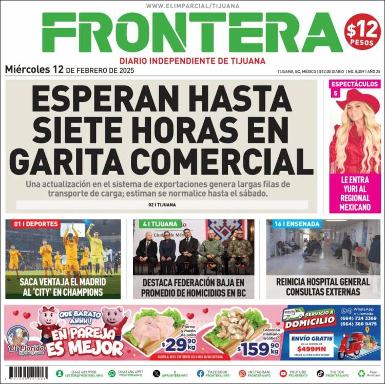 Portada de Frontera (Mexico)