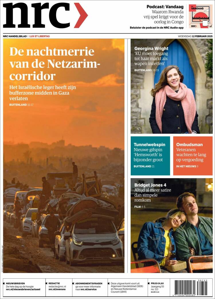 Portada de NRC Handelsblad (Netherlands)