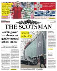 Portada de The Scotsman (Royaume-Uni)