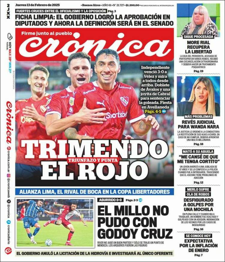 Portada de La Voz del Chaco (Argentina)