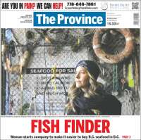 Portada de The Province (Canadá)