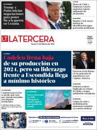 Portada de La Tercera (Chile)