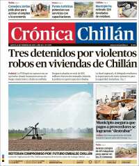 Portada de Crónica Chillán (Chili)