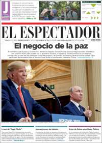 Portada de El Espectador (Colombie)