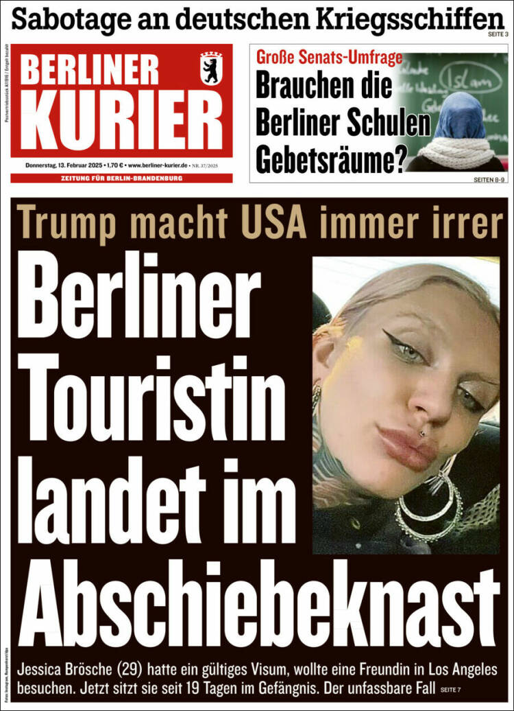 Portada de Berliner Kurier - Startseite BK (Germany)