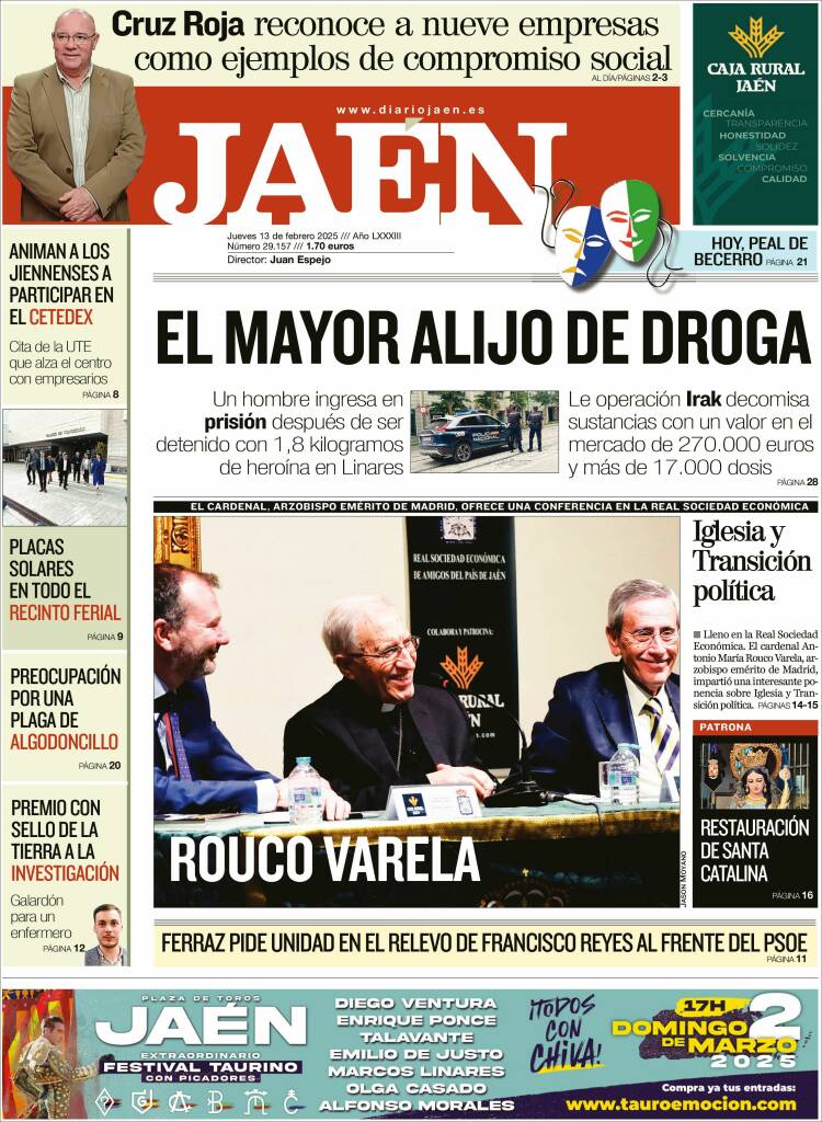 Portada de Diario Jaén (España)