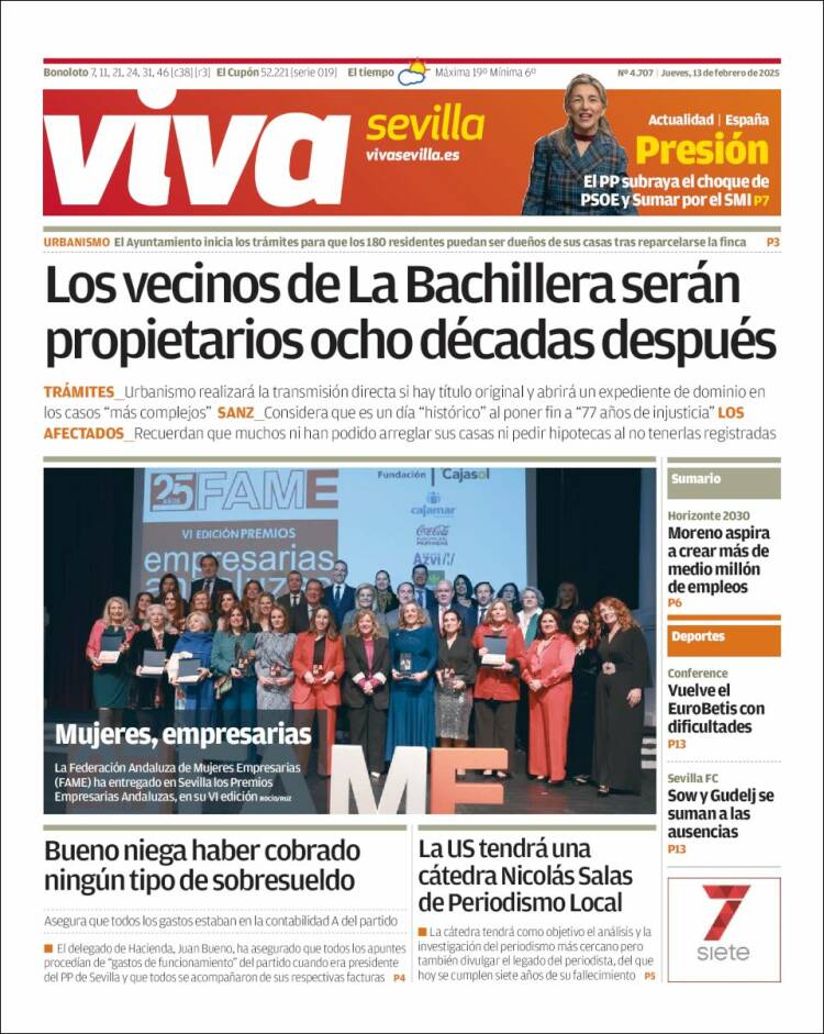 Portada de Viva Sevilla (España)