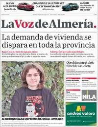 Portada de La Voz de Almería (Spain)