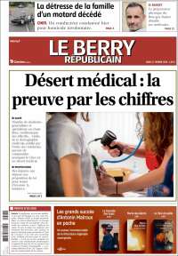 Portada de Berry Republicain (Francia)