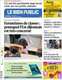 Portada de Le Bien Public (Francia)