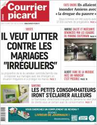 Portada de Courrier Picard (Francia)