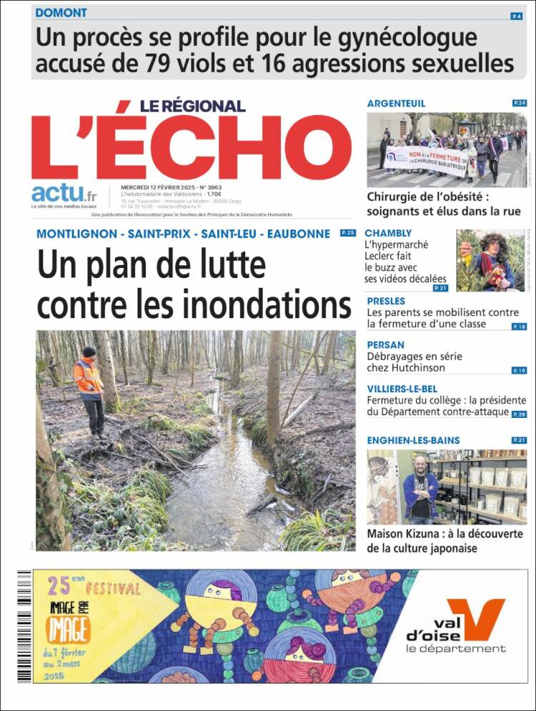 Portada de L'Echo de la Haute-Vienne (France)