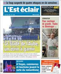 Portada de L'Est Eclair (France)