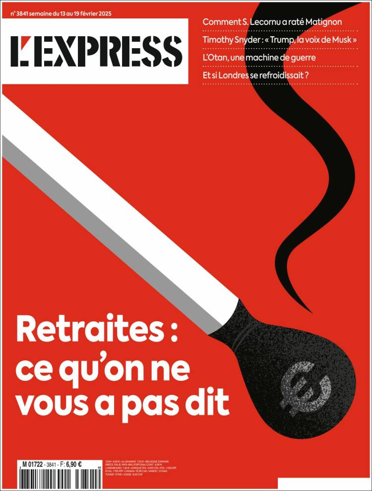 Portada de L'Express (France)