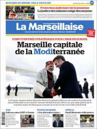 Portada de La Marseillaise (Francia)