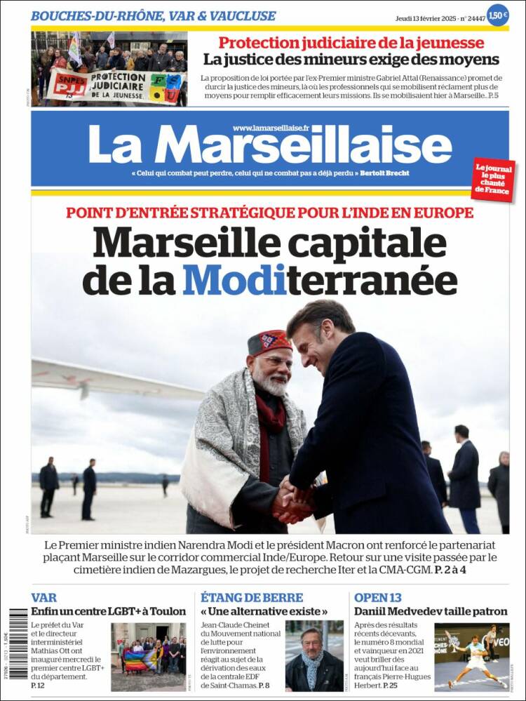 Portada de La Marseillaise (France)